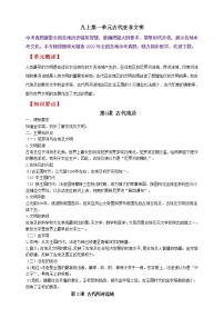 【備戰(zhàn)2023】九上第一單元古代亞非文明——中考?xì)v史一輪復(fù)習(xí) 知識點精講+2022真題練習(xí)(教師版+學(xué)生版)