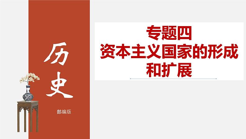 初中历史中考复习 专题05 工业革命-2020年中考历史二轮专题复习课件(部编版)01