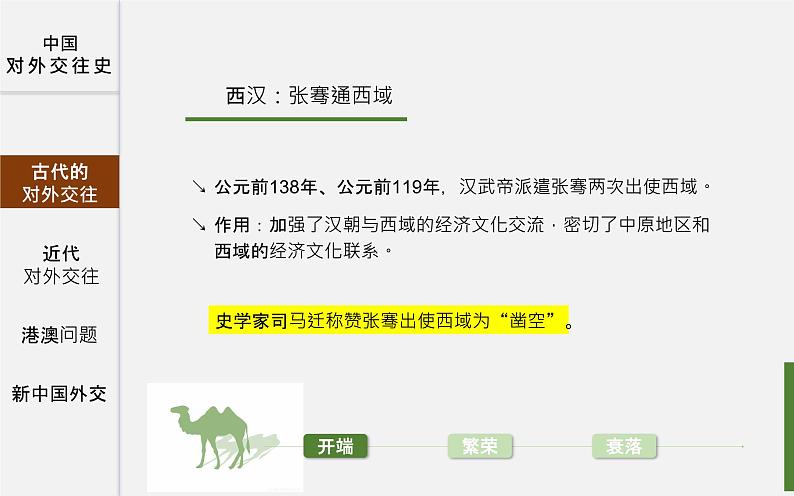 初中历史中考复习 专题03 中国的对外交往-2020年中考历史二轮复习考点讲练课件(部编版)05