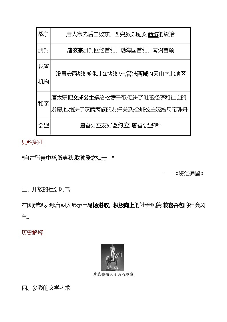 第一单元  第3课 盛唐气象 同步练习 2022-2023学年部编版历史七年级下册03
