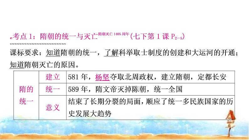 中考历史复习中国古代史第五单元隋唐时期:繁荣与开放的时代教学课件04