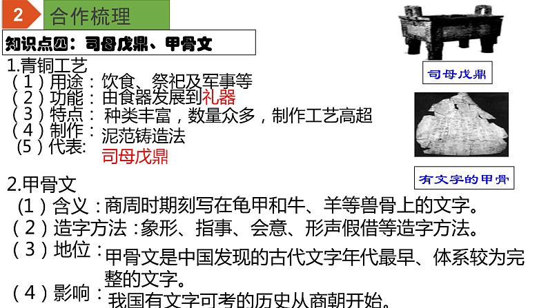 【中考一轮复习】中考历史一轮复习背诵+精讲+讲练:专题02《夏商周时期:早期国家与社会变革》(课件)第7页