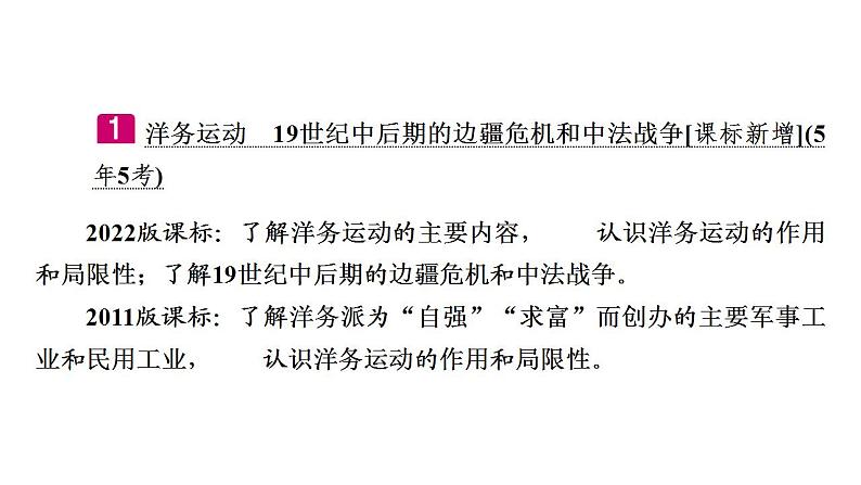 2023年广东省中考历史一轮复习教材梳理中国近代史第二单元 近代化的早期探索与民族危机的加剧 课件第6页