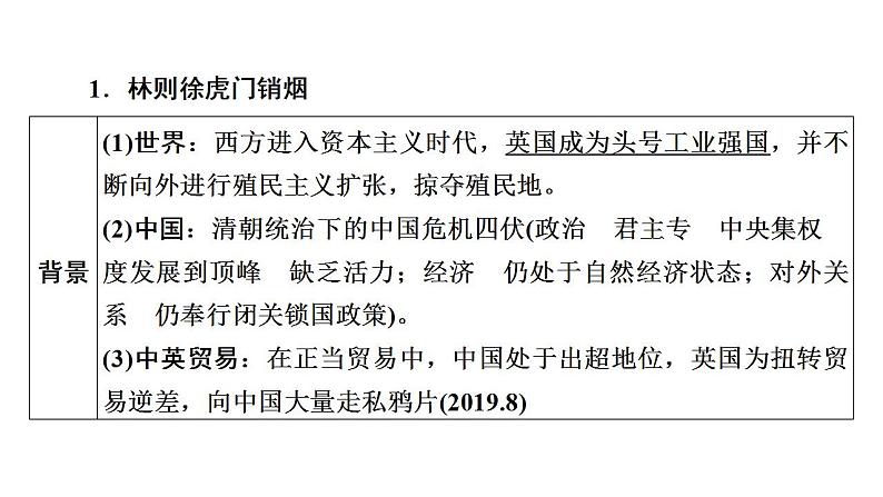 2023年广东省中考历史一轮复习教材梳理中国近代史第一单元 中国开始沦为半殖民地半封建社会 课件第7页