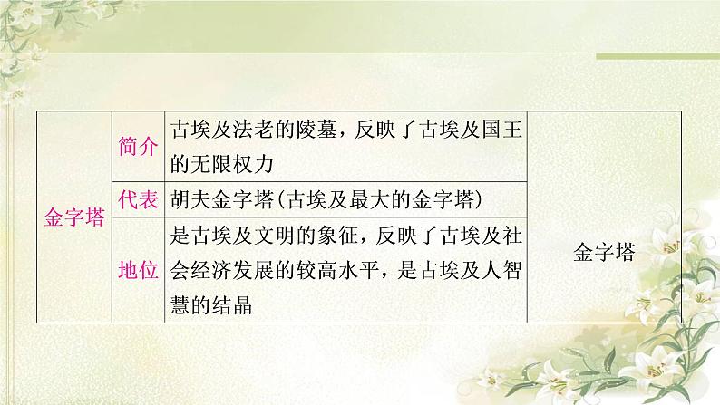 中考历史复习世界古代史第一单元古代亚非文明教学课件第8页