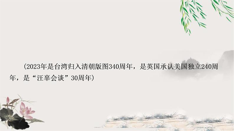 中考历史复习热点专题二民族团结与国家统一教学课件第2页