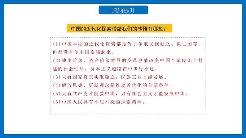 中考历史二轮复习长效热点专题课件--专题05 近代化的探索第8页
