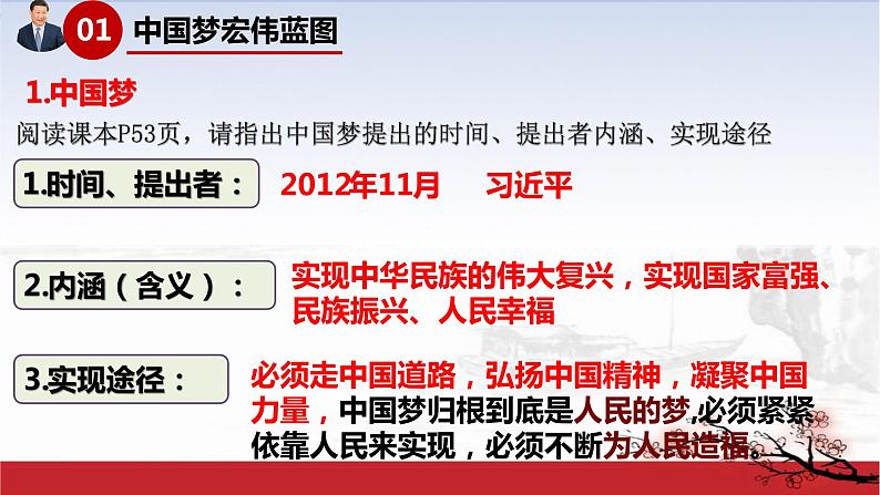 3.11为实现中国梦而努力奋斗课件第5页