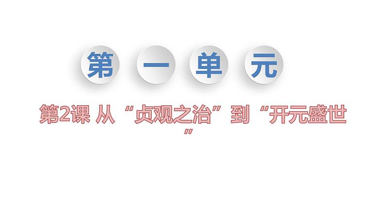 部编版七年级历史下册--第2课 从“贞观之治”到“开元盛世”(课件)第1页