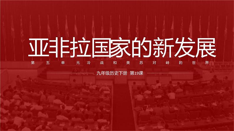 第19课 亚非拉国家的新发展 课件01