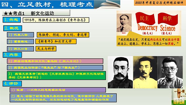 第11单元 新民主主义革命的开始-【胜券在握】2023年中考历史总复习精品课件(部编版)第4页