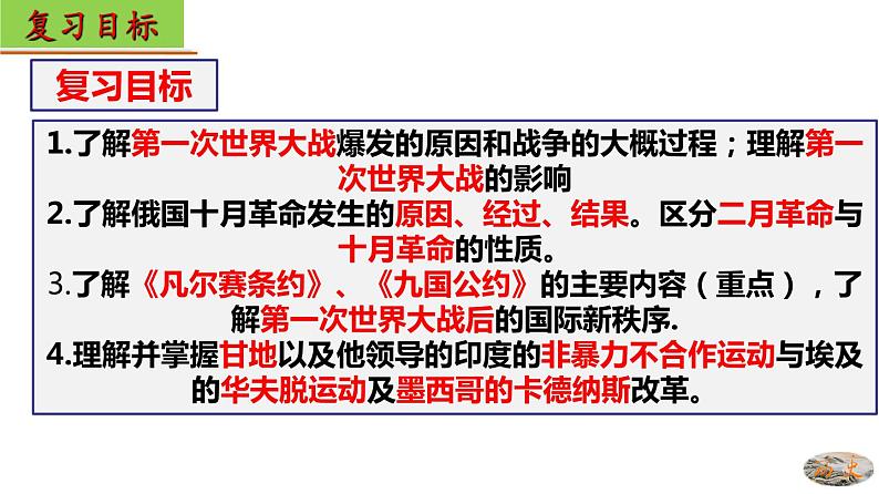 第三单元 第一次世界大战和战后初期的世界【知识梳理】——2022-2023学年部编版历史九年级下册单元综合复习02