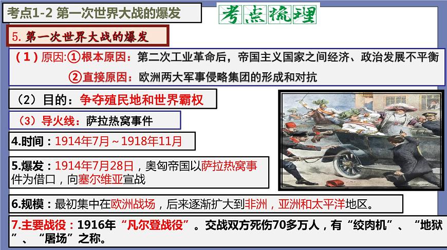 第三單元  第一次世界大戰(zhàn)和戰(zhàn)后初期的世界【知識梳理】——2022-2023學年部編版歷史九年級下冊單元綜合復習課件PPT第6頁