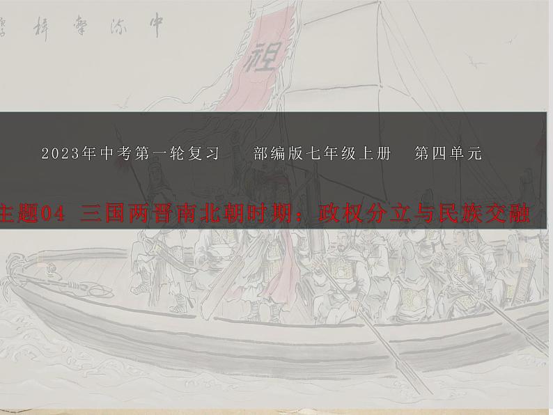 主题04三国两晋南北朝时期:政权分立与民族交融(课件)中考历史一轮复习考点知识一遍过(部编版)+第1页
