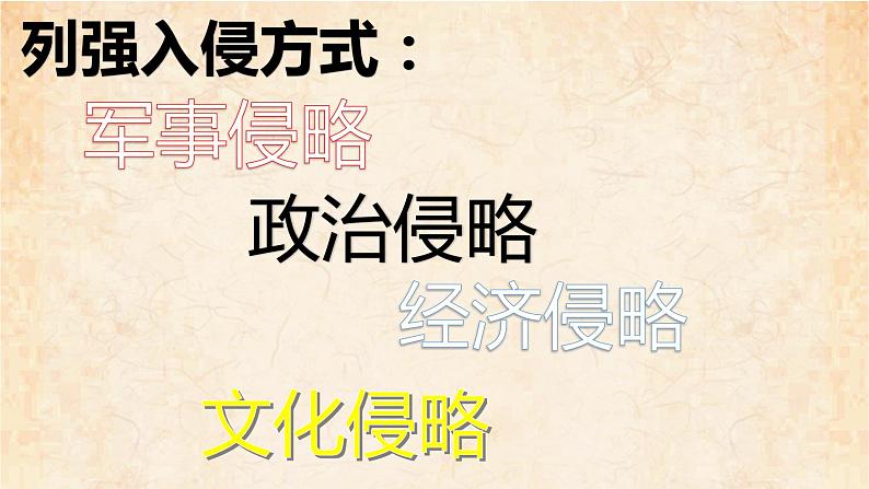 最新中考历史二轮专题复习课件 专题01 列强侵华史(部编版)04