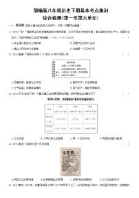 (部編版)中考?xì)v史一輪復(fù)習(xí)考點(diǎn)集訓(xùn)卷17  八年級(jí)下冊(cè)綜合檢測（含答案解析）