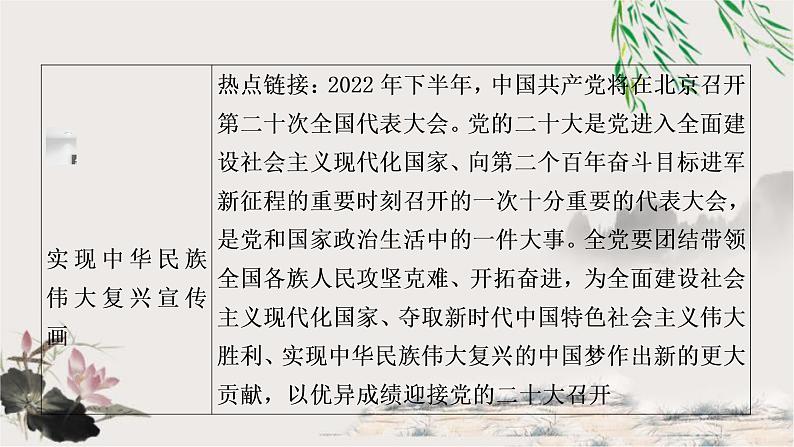 中考历史复习热点专题一中国共产党的光辉历程教学课件第3页