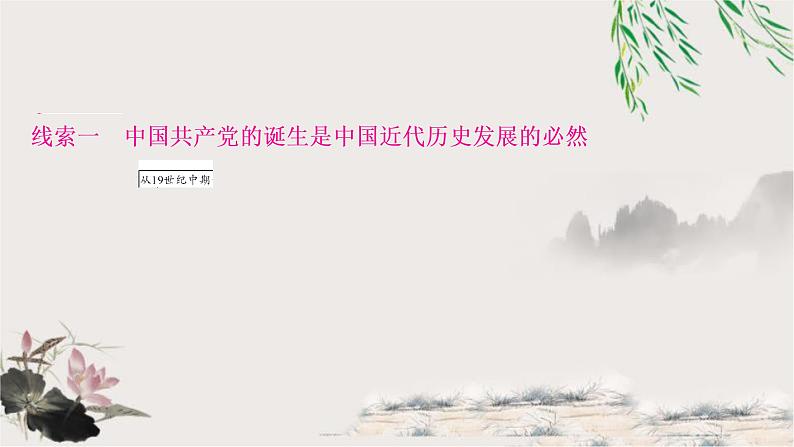 中考历史复习热点专题一中国共产党的光辉历程教学课件第5页