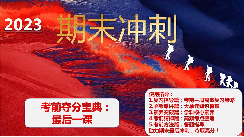 期末最后一课冲刺【复习方法+考前串讲+考前猜押+答题指导】-八年级历史下册同步精品课堂(部编版)课件PPT01