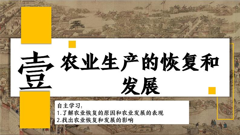 第19课 清朝前期社会经济的发展【课件】第2页
