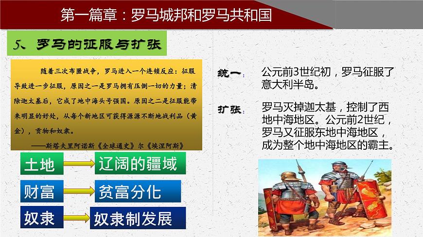 第5課  羅馬城邦和羅馬帝國課件PPT第8頁