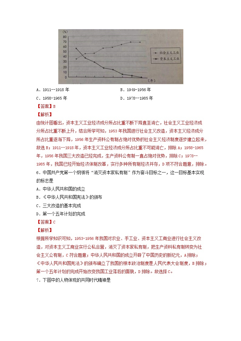 【期末满分挑战】2022-2023学年部编版初中历史八年级下册期末考拔高测试卷（二）03