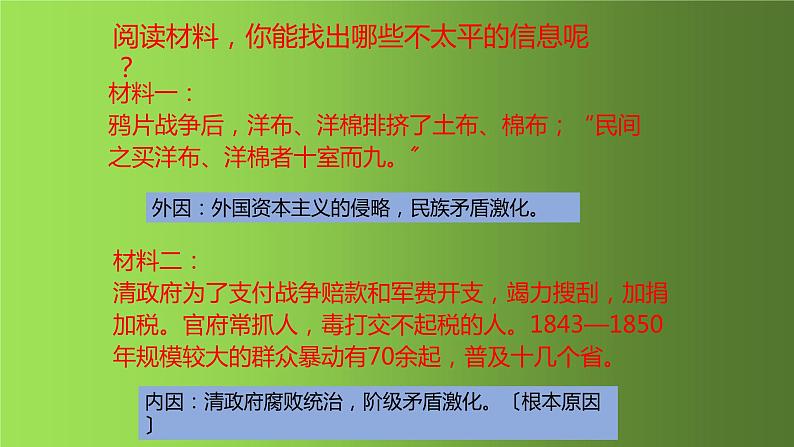 《太平天国运动》培优教学课件第4页