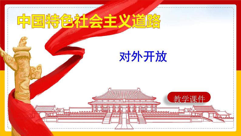 《对外开放》教学专用课件第1页