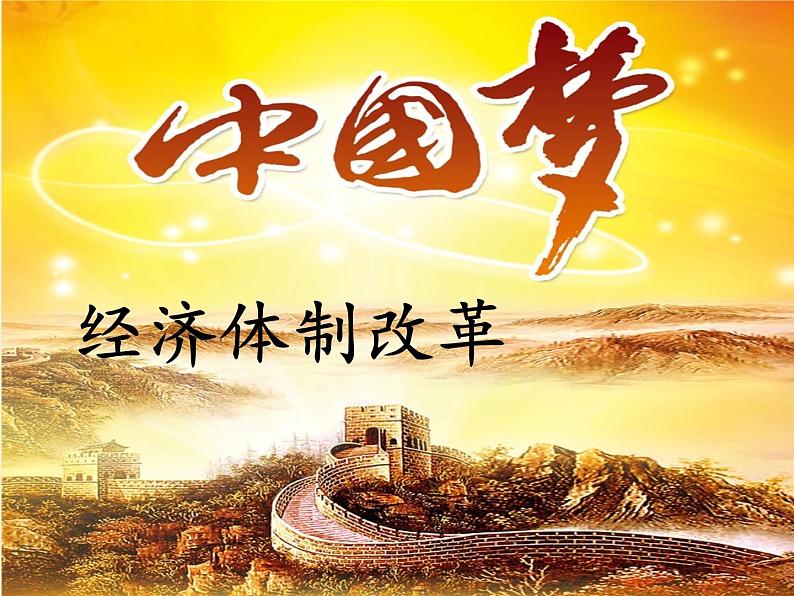《经济体制改革》优质课一等奖课件第2页