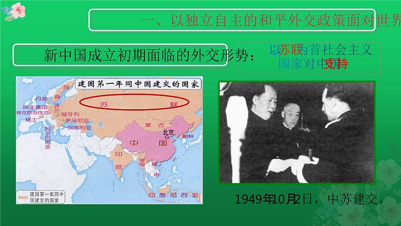 《独立自主的和平外交》优质课一等奖课件第8页