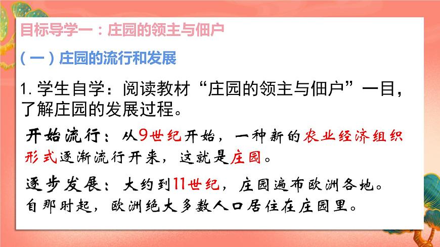 人教部編版歷史九年級上冊8.《西歐莊園》課件第4頁