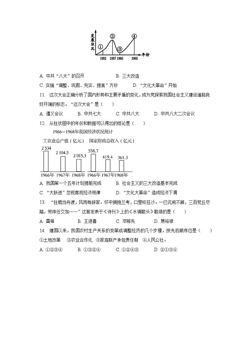2022-2023学年河北省唐山市丰润区八年级(下)期中历史试卷(含解析)第3页