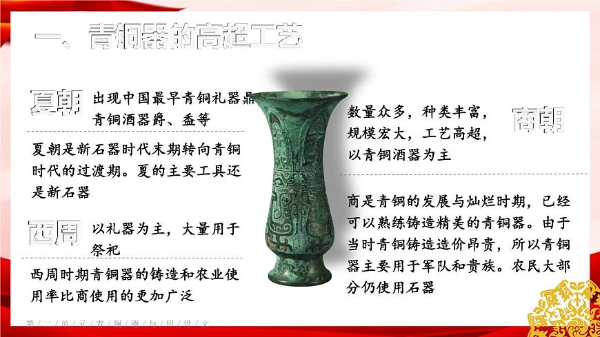 部編版七年級歷史上冊 第5課 《青銅器與甲骨文》第3頁
