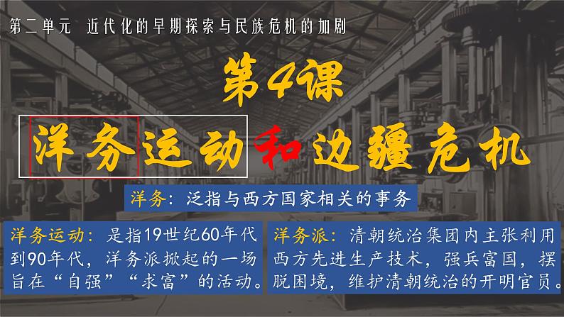 第4课 洋务运动和边疆危机【课件】02