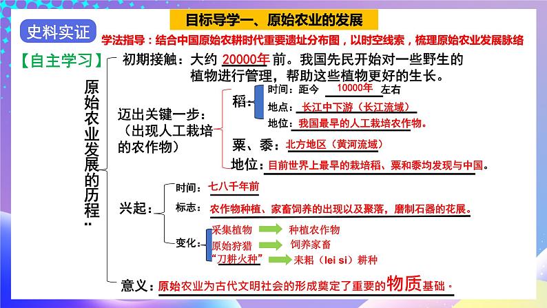 【核心素养】部编人教版历史七上第2课《原始农耕生活》课件第5页