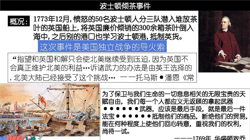 第18課 美國(guó)的獨(dú)立（課件）第7頁(yè)