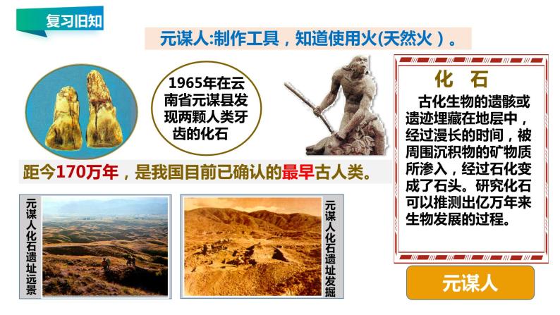第一单元 史前时期：中国境内早期人类与文明的起源 精品复习课件03