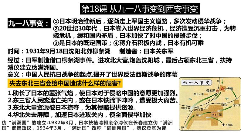 第六单元 中华民族的抗日战争 精品复习课件02