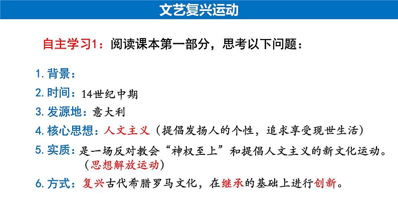 第14课 文艺复兴运动课件第2页