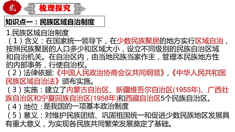 中考历史一轮复习精品课件专题21 民族团结与祖国统一(含答案)04