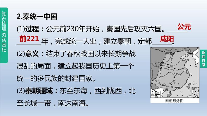 中考历史总复习一轮复习课件:主题03 秦汉时期:统一多民族国家的建立和巩固(含答案)第4页