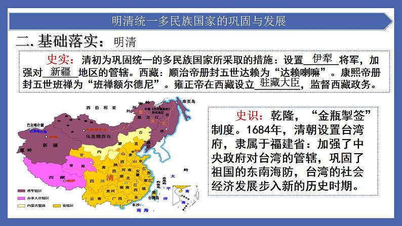 中考历史一轮复习精准课件专题06 明清统一多民族国家的巩固与发展(含答案)第6页