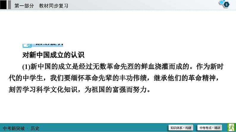 中考历史一轮复习课件第1部分 模块3 第1单元 中华人民共和国的成立和巩固 (含答案)06