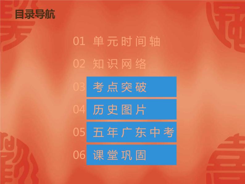 中考历史一轮复习讲解课件：第二部分  第二单元  近代化的早期探索与民族危机（含答案）02