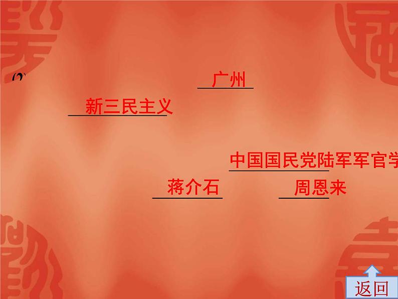 中考历史一轮复习讲解课件:第二部分 第五单元 从国共合作到国共对峙(含答案)第6页