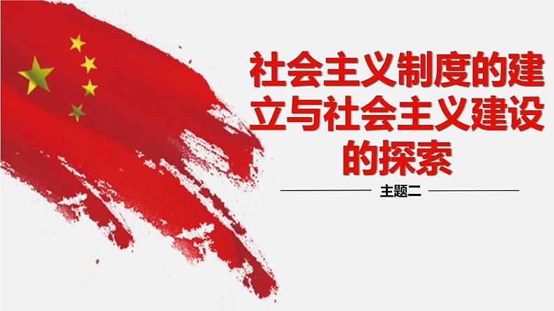 中考历史一轮复习考点讲练课件:社会主义制度的建立与社会主义建设的探索(含答案)01