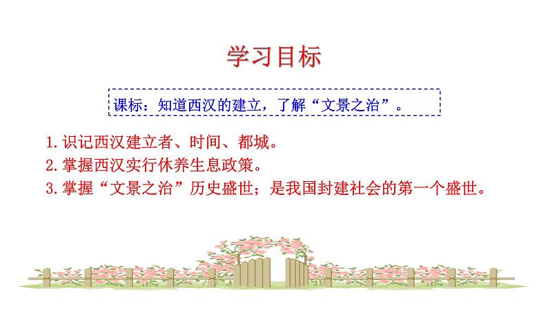 3.11 西汉建立和“文景之治” 课件 2023-2024 部编版初中历史七年级上册(湖北专版)02