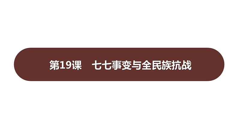 第六单元 第十九课 七七事变与全民族抗战 课件 2023-2024 部编版历史 八年级上册(深圳)01