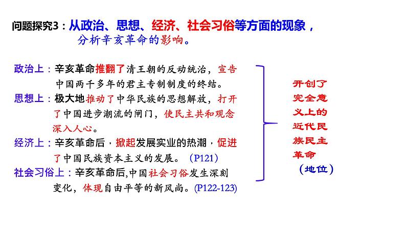 第三单元+资产阶级民主革命与中华民国的建立(单元复习)-2023-2024学年八年级历史上册同步精品课堂(部编版)课件PPT05
