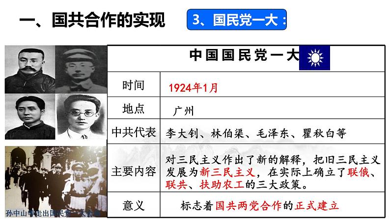 第15课+国共合作与北伐战争(同步课件+同步练习+视频)-2023-2024学年八年级历史上册同步精品课堂(部编版)05